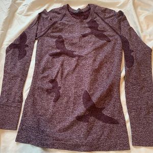 Oiselle Flyte Long Sleeve Shirt Purple